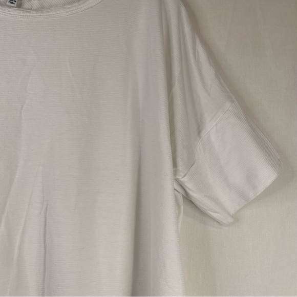 GIBSON LATIMER Crew Neck Loose Short Sleeve Tee White Lightweight Size Large - Picture 6 of 15
